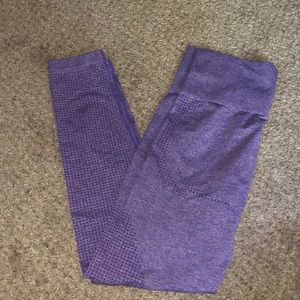 purple gym shark dupe leggings